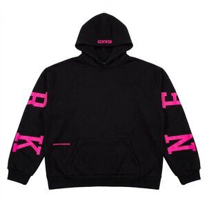 Vintage Black Pink Graphic New York NY Hoodie